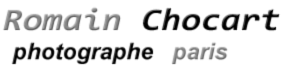 Romain CHOCART - Photographe Paris